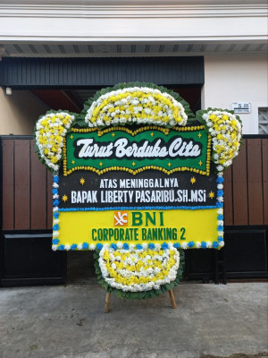 Papan Bunga Duka di Sawah Baru