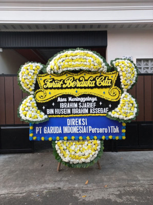Papan Bunga Duka di Sawah Baru